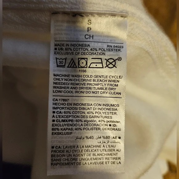 Old Navy size small hoodie yellow& white - Picture 11 of 11